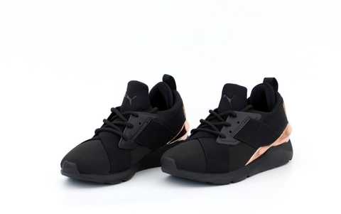 Puma muse noir 2024 et rose gold