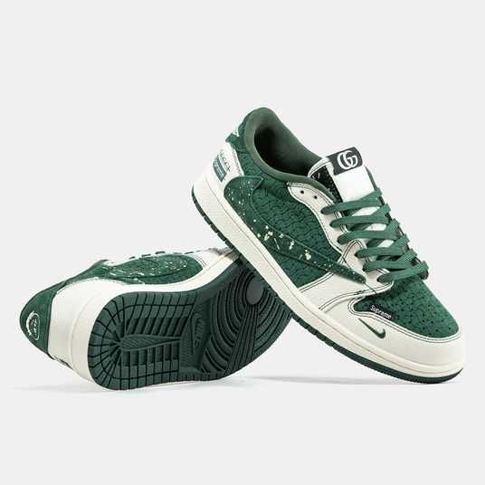Мужские кроссовки Nike Air Jordan 1 Low x Travis Scott x Gucci x