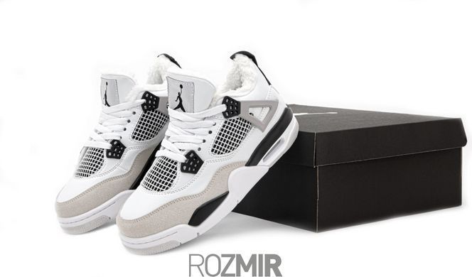 Зимние кроссовки Air Jordan 4 Winter &ldquo;White/Black&rdquo; с мехом