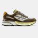 Мужские кроссовки Premiata Moerun "Brown/White/Black/Gray/Yellow/Green"