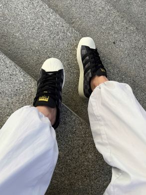 Кроссовки Atmos X adidas Superstar Denim "Gray Six/Core Black/Cream White"
