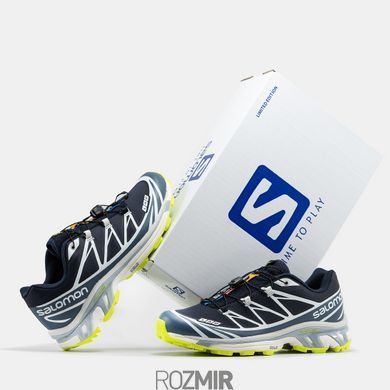 Мужские кроссовки Salomon XT-6 LAB Soft Ground "Night Sky China Blue"