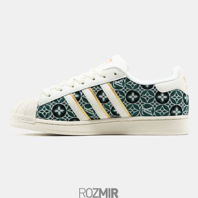 Кроссовки Louis Vuitton x adidas Superstar "Green/Cream White"