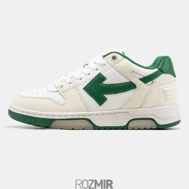 Кросівки OFF-WHITE Out Of Office OOO Low Tops Black/Green