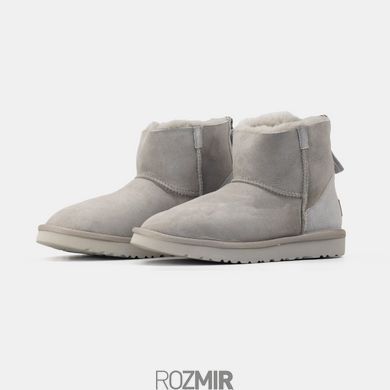 Уггі UGG Classic Mini Zip "Light Grey"