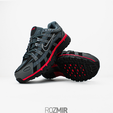 Мужские кроссовки Nike P-6000 "Grey/Black/Red"