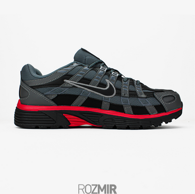 Мужские кроссовки Nike P-6000 "Grey/Black/Red"
