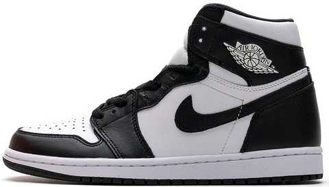 Air jordan retro 1 white hot sale and black