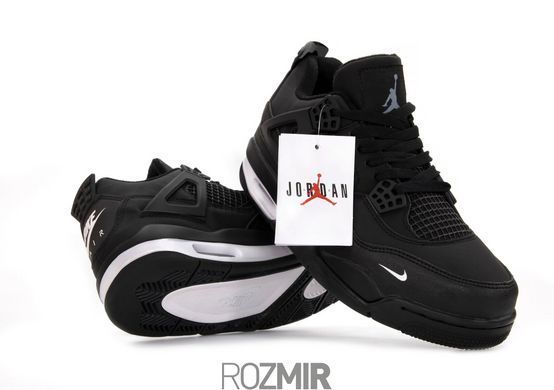 Кроссовки Nike Air Jordan 4 Nigel 'Brick by Brick' "Black/White"