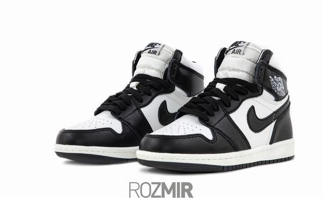 Зимові кросівки Air Jordan 1 Retro High Winter "White/Black" з хутром