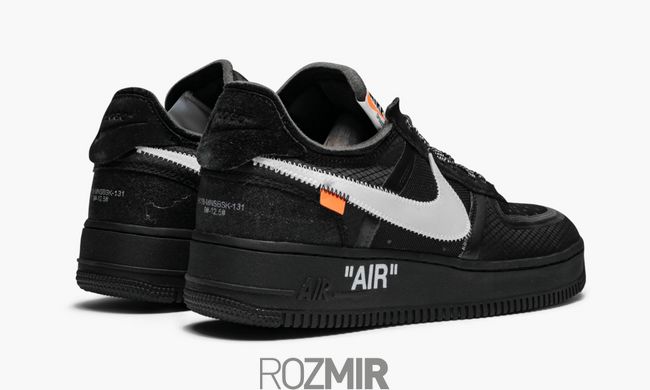 Кросівки OFF-WHITE x Nike Air Force 1 Low "Black" 2.0