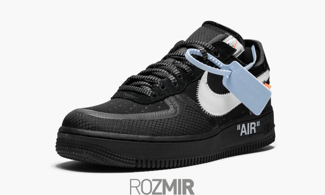 Кросівки OFF-WHITE x Nike Air Force 1 Low "Black" 2.0