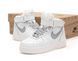 Зимові кросівки Nike Air Force 1 High Winter "White" з хутром
