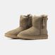 Женские угги UGG Classic Mini Double Zip "Khaki"