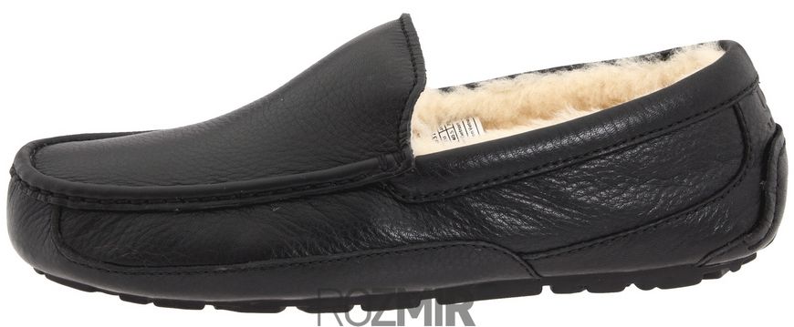 Чоловічі мокасини UGG Ascot Leather "Black", 44