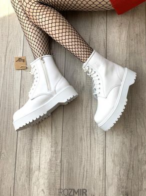 Зимние женские ботинки Dr. Martens Jadon White с мехом