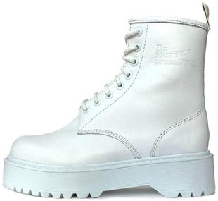 Зимние женские ботинки Dr. Martens Jadon White с мехом