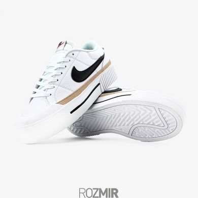Кроссовки Nike Court Legacy Lift White Black - DM7590-100