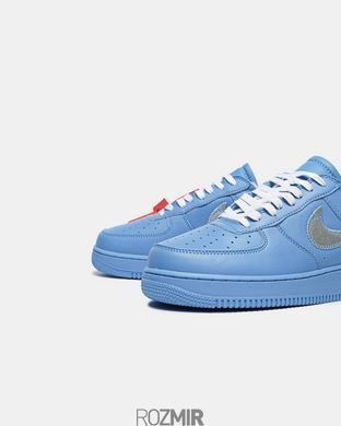Кроссовки Nike Air Force 1 Low Off-White "MCA University Blue"