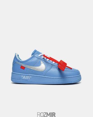 Кроссовки Nike Air Force 1 Low Off-White "MCA University Blue"