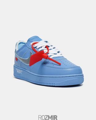 Кроссовки Nike Air Force 1 Low Off-White "MCA University Blue"