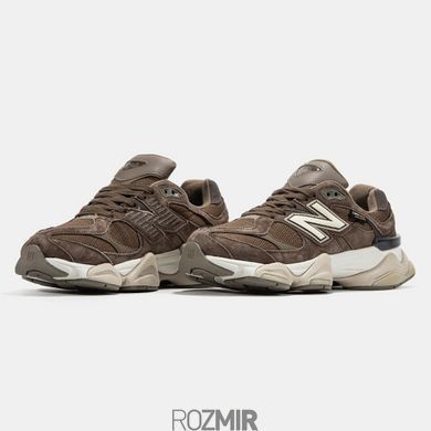 Мужские кроссовки New Balance 9060 Cordura Термо "Brown/White"