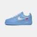 Кроссовки Nike Air Force 1 Low Off-White "MCA University Blue"