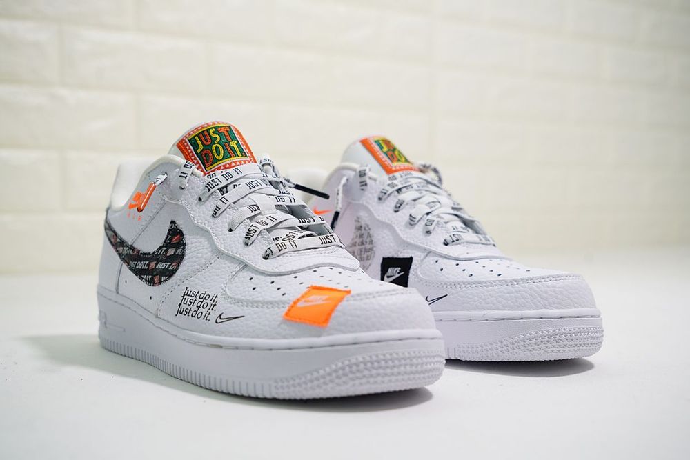 nike air force 1 premium just do it white