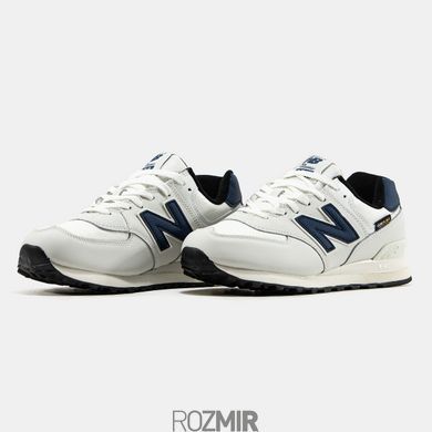 Мужские кроссовки New Balance 574 Cordura "White/Navy"