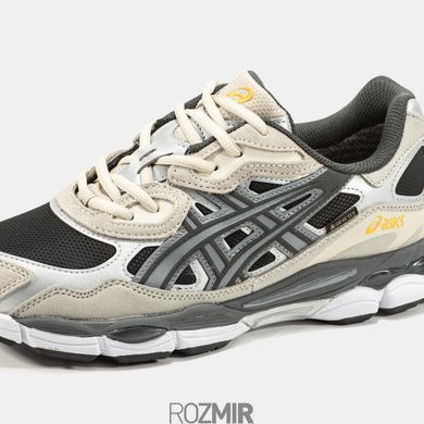 Мужские кроссовки Asics Gel-NYC Gore-Tex Термо "Beige/Grеy/Silver/Black"