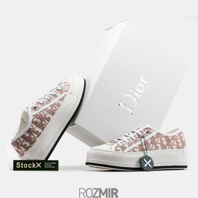 Женские кроссовки Dior Walk'n'Dior Platform Sneaker White/Beige