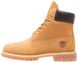 Черевики Timberland 6-Inch Premium Winter Boots "Yellow" з натуральним хутром