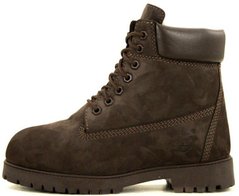 Мужские ботинки Timberland 6-Inch Premium Winter Boots "Brown" с натуральным мехом, 43