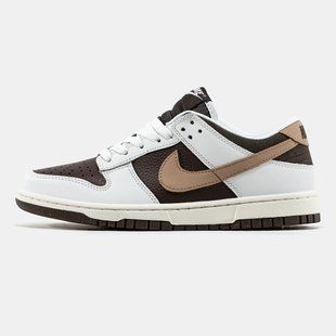 Жіночі кросівки Nike SB Dunk Low "White/Brown"