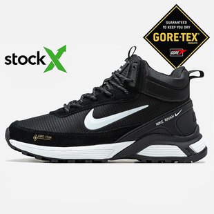 Зимние мужские кроссовки Nike Rivah Gore-Tex Winter "Black/White" с мехом