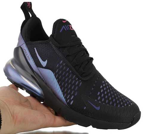 Nike air max 270 black/laser fuchsia/regency purple women's hotsell