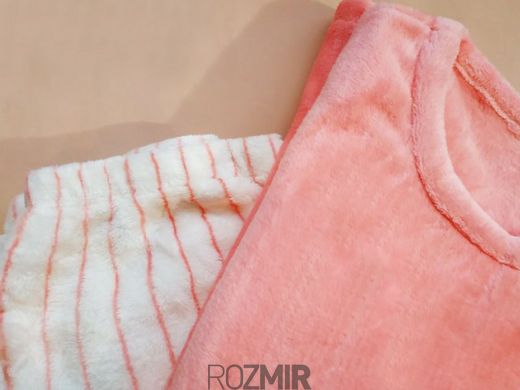 Жіноча тепла рожева піжама I Love Kitty "Pink/Red/White"