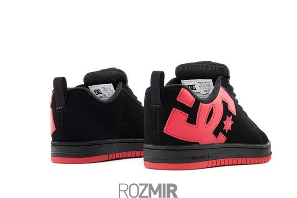 DC Court Graffik Shoes "Black/Hot Pink"
