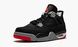 Баскетбольные кроссовки Air Jordan 4 Retro Bred "Black/Fire Red-Cement Grey"