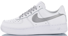 Кросівки Nike Air Force 1 Low 3M Static Reflective "White/Wolf Grey"