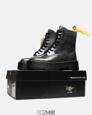 Лакированные ботинки Dr. Martens Jadon Galaxy Premium "Black" без меха