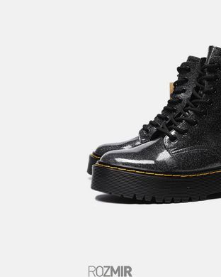 Лакированные ботинки Dr. Martens Jadon Galaxy Premium "Black" без меха