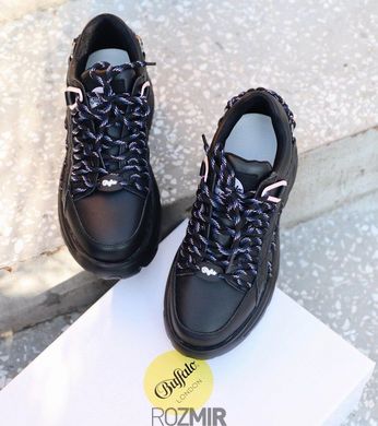 Женские кроссовки Buffalo London Platform Sneakers "Black"