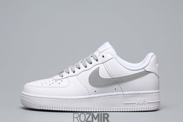 Кроссовки Nike Air Force 1 Low 3M Static Reflective "White/Wolf Grey"