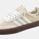 Женские кроссовки adidas Samba Linen Gum "Beige/Gray/Brown"
