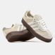 Женские кроссовки adidas Samba Linen Gum "Beige/Gray/Brown"