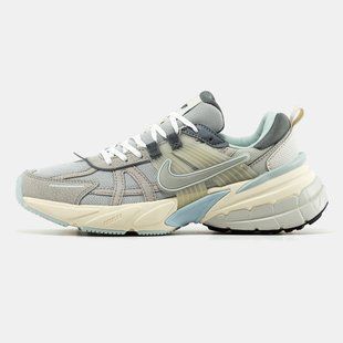 Жіночі кросівки Nike V2K Runtekk "Beige/Blue"
