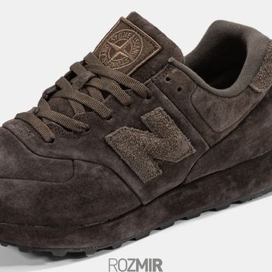 Кроссовки New Balance 574 x Stone Island "Brown"