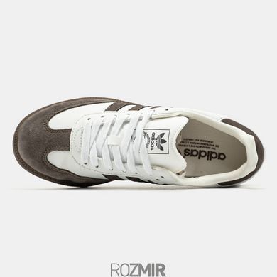 Женские кроссовки adidas Samba "White/Brown"