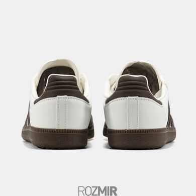 Женские кроссовки adidas Samba "White/Brown"